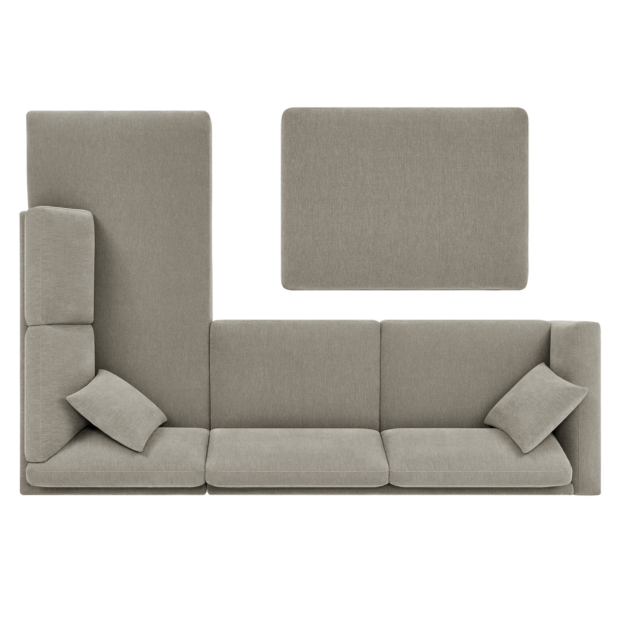 Thomasville Walsen Sectional with Storage Ottoman