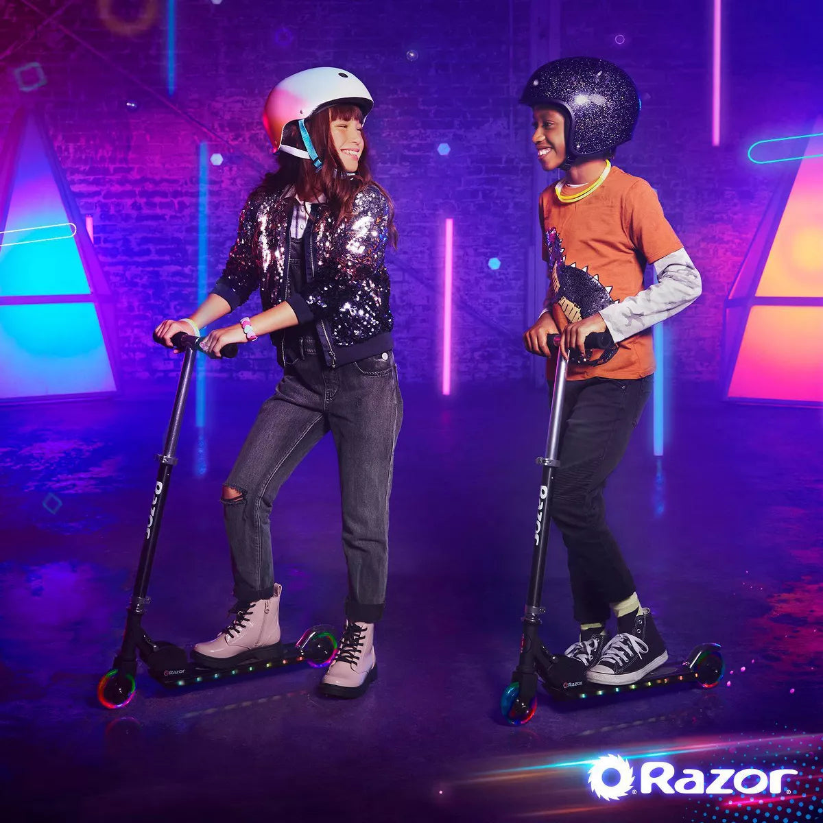 Razor A+ 2 Wheel Scooter with LED Lights