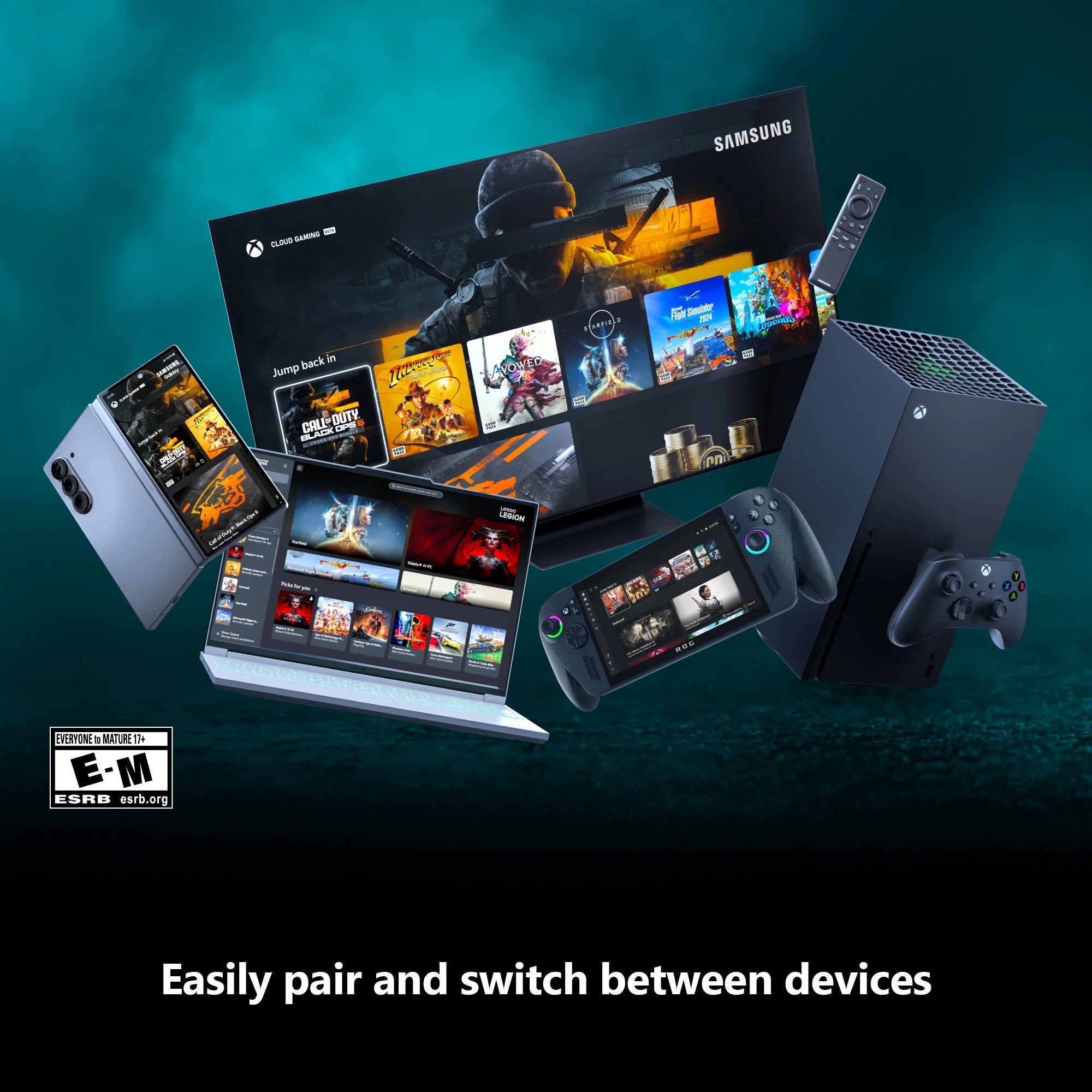 Xbox Wireless Controller – Ice Breaker Special Edition – for Xbox Series X|S, Xbox One, Pcs, and Cloud-Enabled Devices