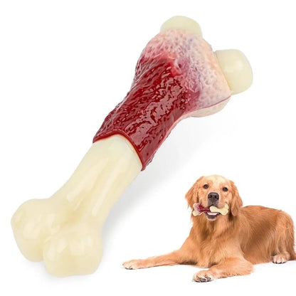 Dog Toys for Aggressive Chewers Large Breed, Beef Flavor Nylon Durable Dog Chew Toys