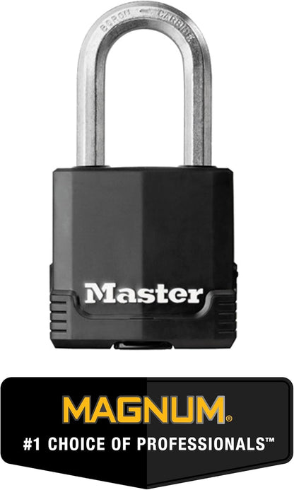 Master Lock Heavy-Duty Weather-Resistant Outdoor Key Lock Padlock Set, Keyed Alike, 4-Pack, Model M115XQLF