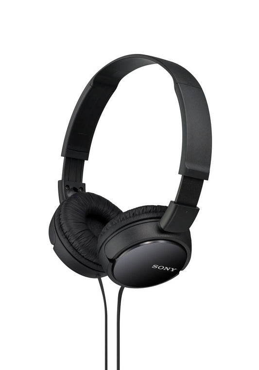 MDR-ZX110 Wired On-Ear Headphones in Black
