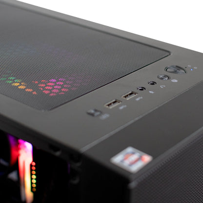 PC - AMD Ryzen 5 4500, 16GB RAM, 512GB SSD, Black, New