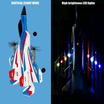 F22 Stunt RC Plane - 2.4G Remote Control Glider, 3D EPP Foam Airplane for Children