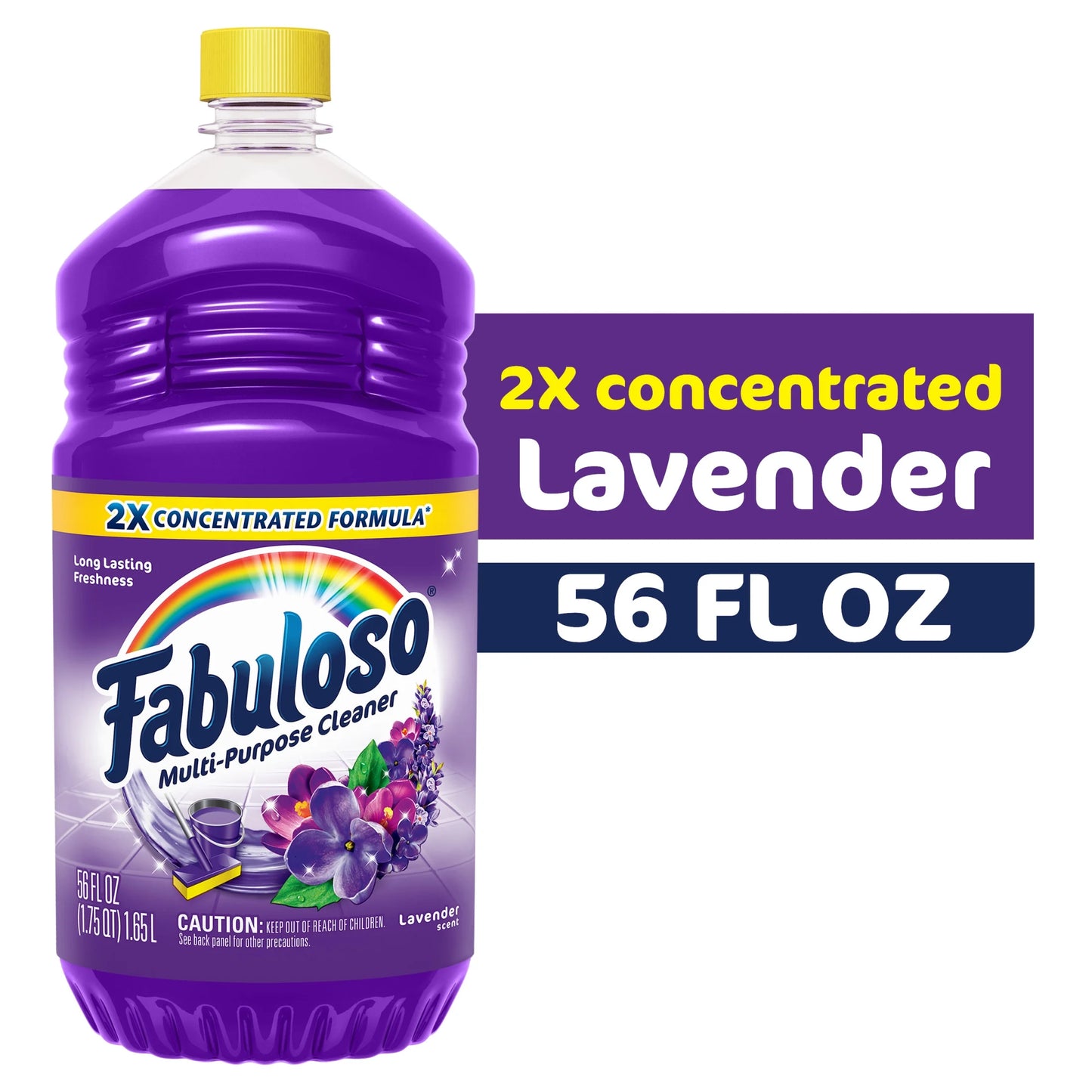 Lavender Multi-Purpose and Floor Cleaner, 2X Concentrated, 56 Fl Oz