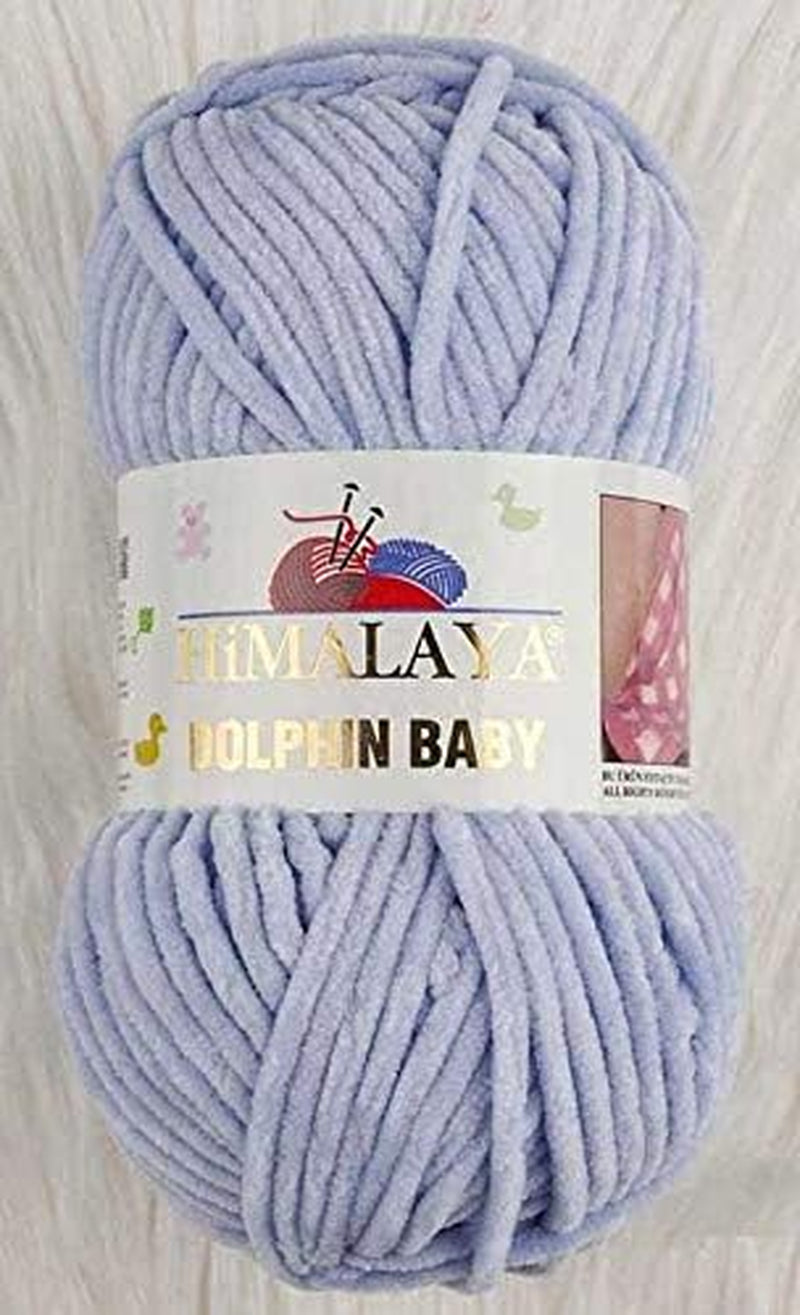 Himalaya Dolphin Baby Super Bulky Blanket Yarn - 655 Yards (600M), Velvet Texture, 500 Grams (17.63 Ounces)