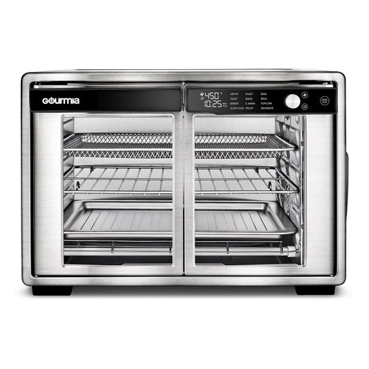 1700W 9-Slice Digital Toaster Oven and Air Fryer with 12 Cooking Presets, 35L Capacity, Stainless Steel Finish