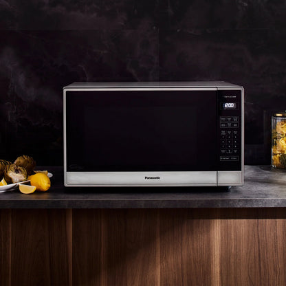 2.2-Cubic Foot 1250W Countertop Microwave with Inverter Technology in Stainless Steel NN-SN95HS