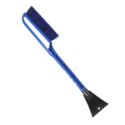 24-Inch Snow Brush and Ice Scraper, Blue, Single Unit for Automotive Use