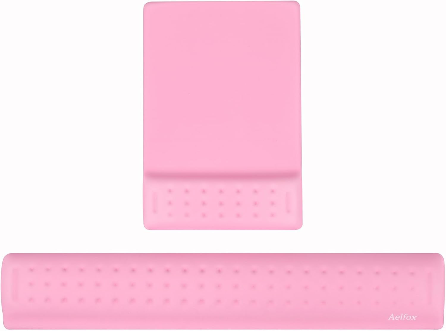 Keyboard Wrist Rest & Mouse Pad with Wrist Support Set, Memory Foam Ergonomic Wrist Pad for Computer Keyboard Laptop Wrist Rest, Arm Rest for Desk Accessories in Home Office School(Black)