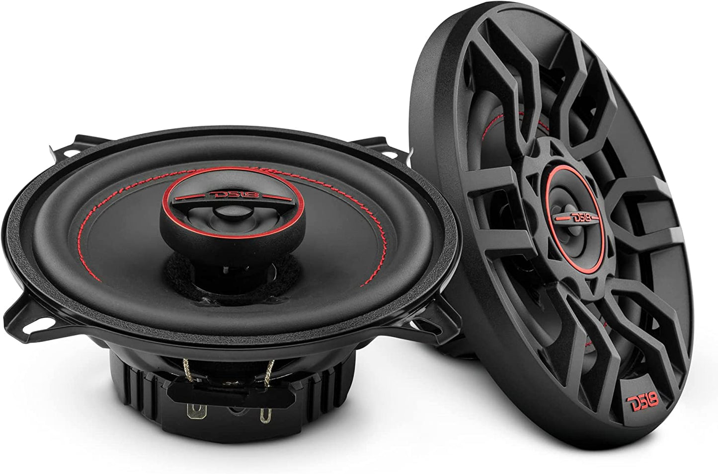 DS18 GEN-X6.5C Component Set - 6.5", 2-Way, 150W Max, 50W RMS, Black Paper Cone, Tetorn Dome Tweeters, 4 Ohms - Clarity Unparalled by Other Speakers in Their Class (2 Speakers)