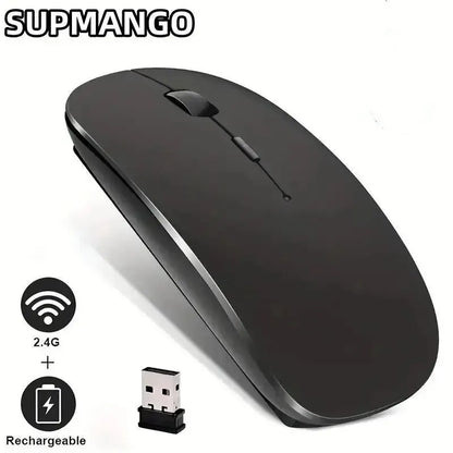 Rechargeable Wireless Gaming Mouse Portable Ergonomic Quiet and Magical Suitable for Portable Computers Tablets IPAD Phone