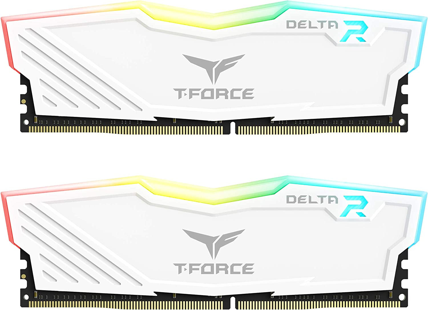 TEAMGROUP T-Force Delta RGB DDR4 16GB (2X8Gb) 3200Mhz (PC4-25600) CL16 Desktop Memory Module Ram Black - TF3D416G3200HC16CDC01