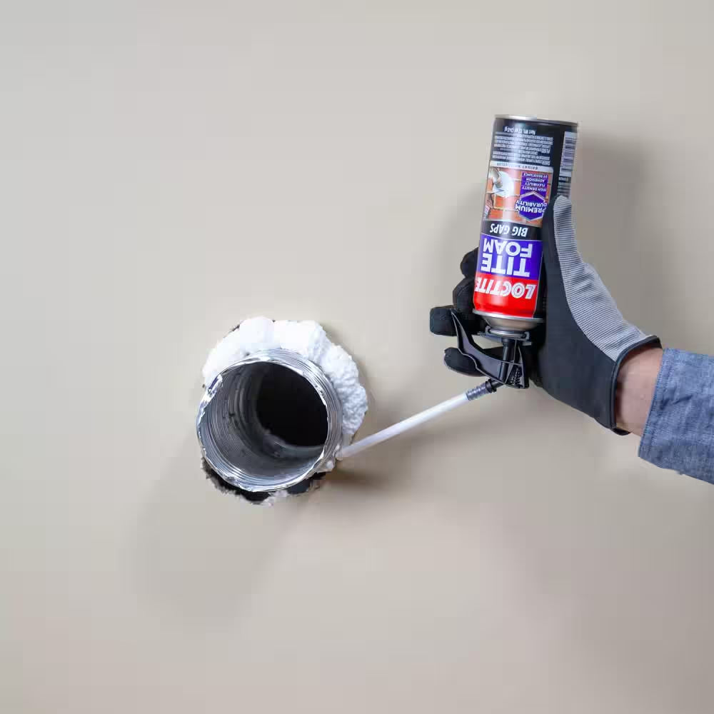 TITE FOAM Big Gaps Spray Foam, Bright White, 12 Oz. Can, Insulating Spray Foam Sealant