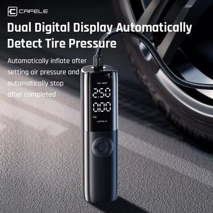 12V 150PSI Portable Electric Air Compressor for Cars, Motorcycles, and Bicycles with Extended Power Cord