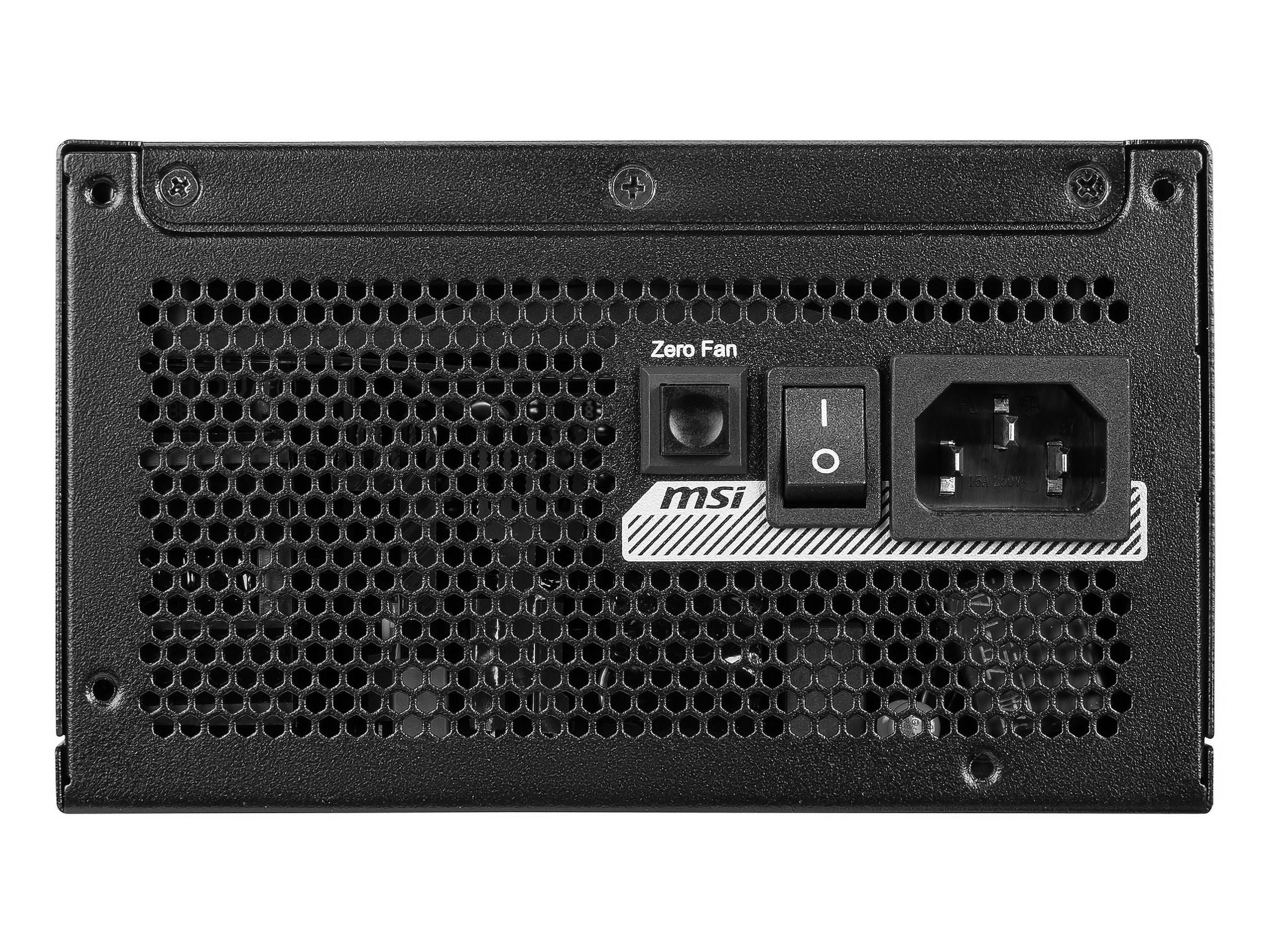 MSI MPG A1000GS PCIE5, Fully Modular Gaming 1000W Power Supply, 80+ Gold, Dual 12V-2X6 Cables, Server-Grade Capacitor, ATX 3.1 & Pcie 5.1 Ready, Low-Noise, Semi Digital, 10 Year Warranty