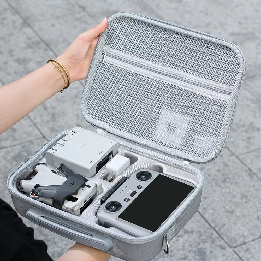 DJI Mini 4 Pro Shoulder Bag - Hardshell Storage Case for Drones and Accessories, Compatible with Mini 4 Pro RC 2/RC-N2 Controller