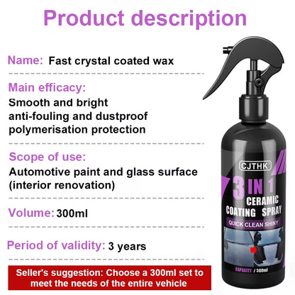 Car Ceramic Nano Coating - Hydrophobic Polishing Agent for Enhanced Paint Protection