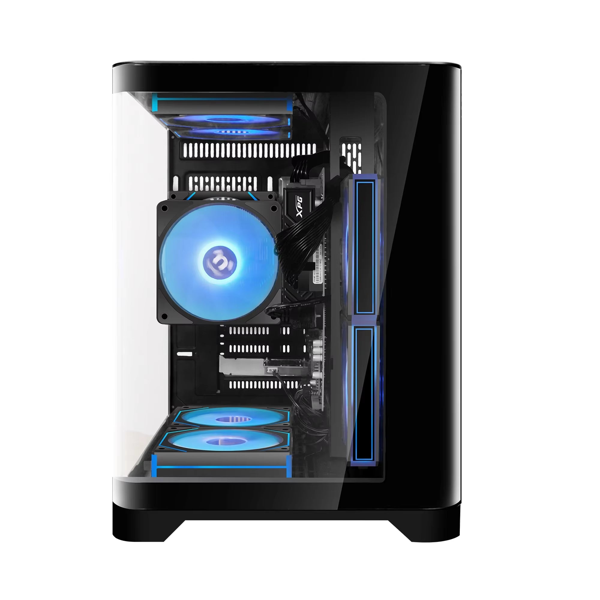 YEAH MAGIC 5600GT Gaming PC Desktop AMD Ryzen 5 3.9Ghz 16GB(8G*2) DDR4 3200 1T NVME SSD ARGB 7 Fans Win 11 Home Office Desktop