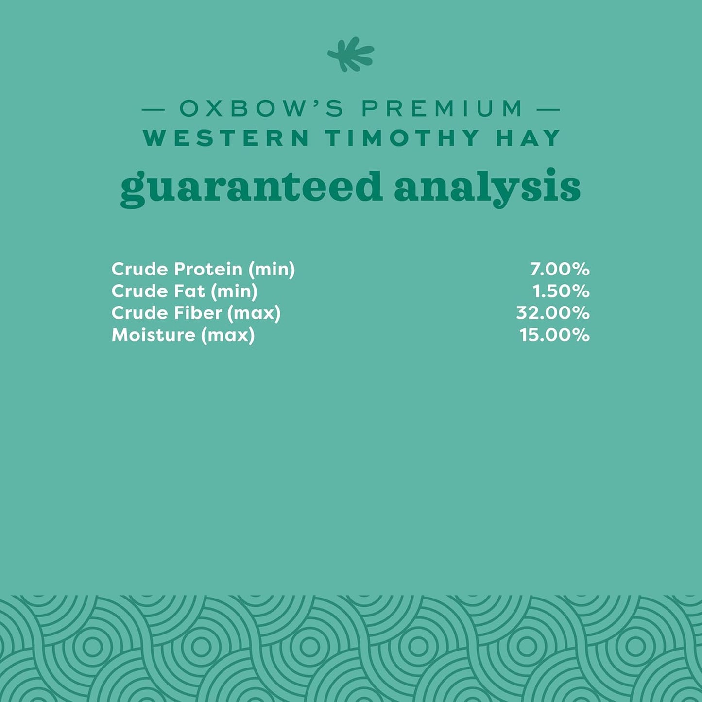 Oxbow Western Timothy Hay for Small Pets - All-Natural Grass for Guinea Pigs, Bunnies, Chinchillas, and Hamsters, 90 Oz. Bag