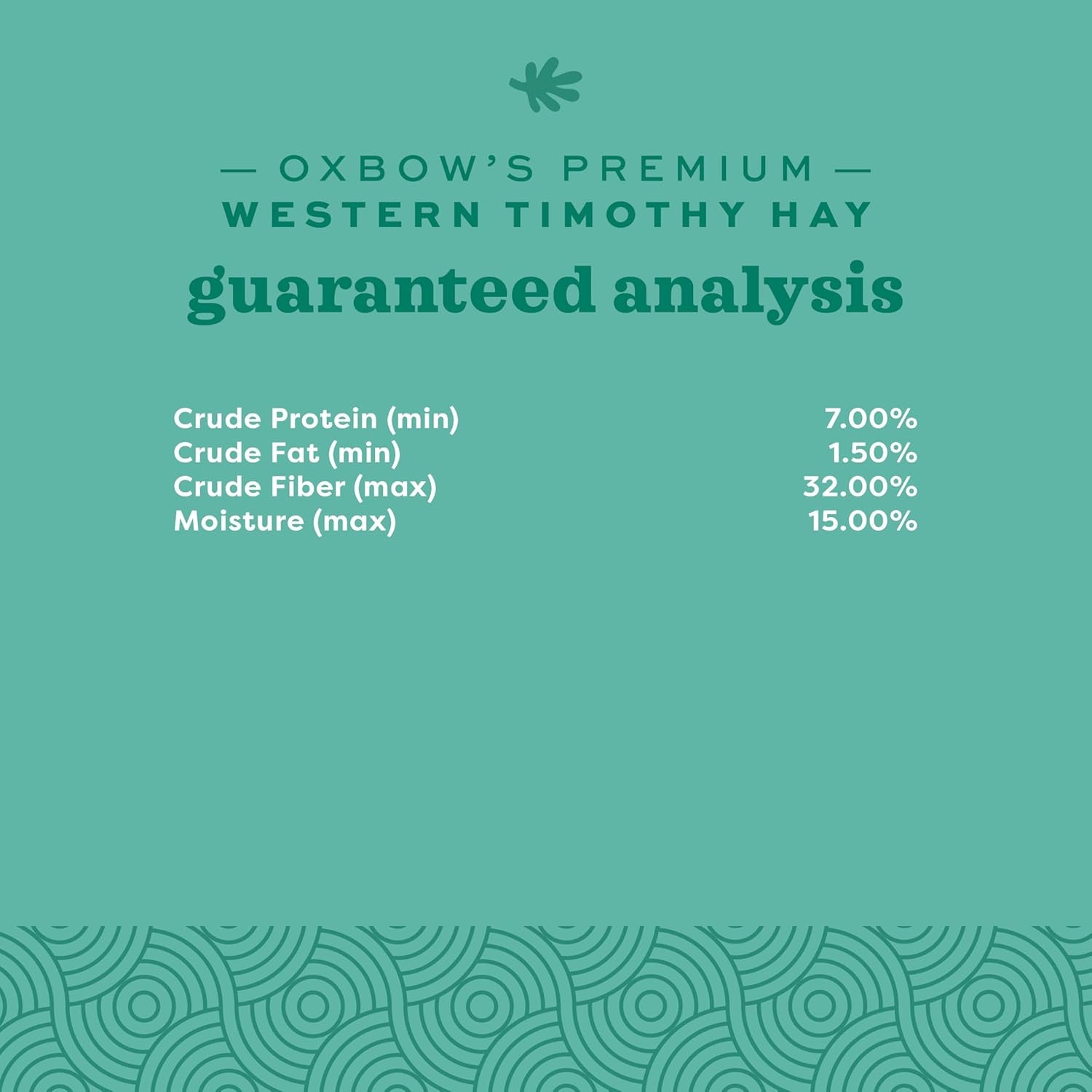 Oxbow Western Timothy Hay for Small Pets - All-Natural Grass for Guinea Pigs, Bunnies, Chinchillas, and Hamsters, 90 Oz. Bag