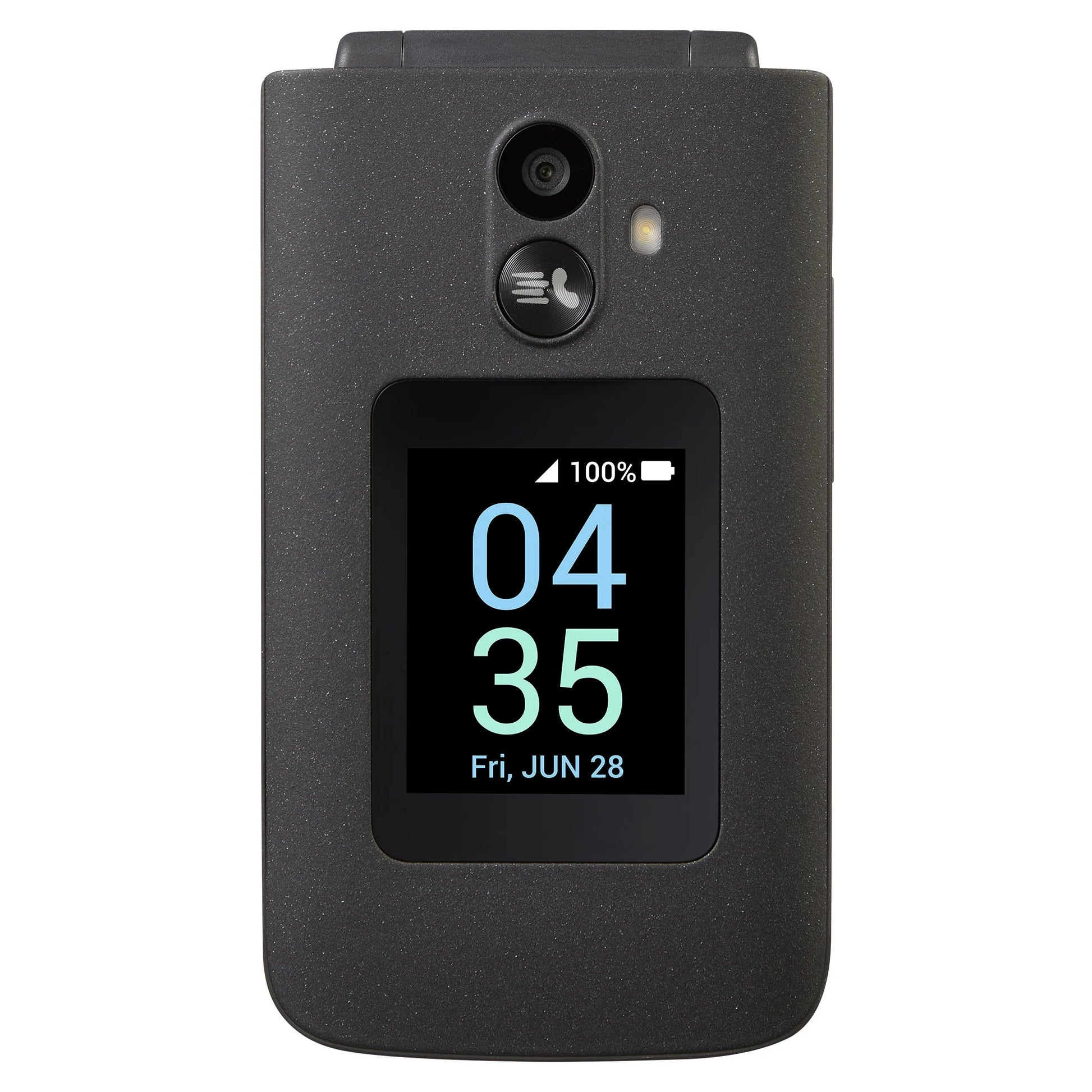 Tracfone  Flip 3 Prepaid Feature Phone with 16GB Storage in Gray (Locked to Tracfone)