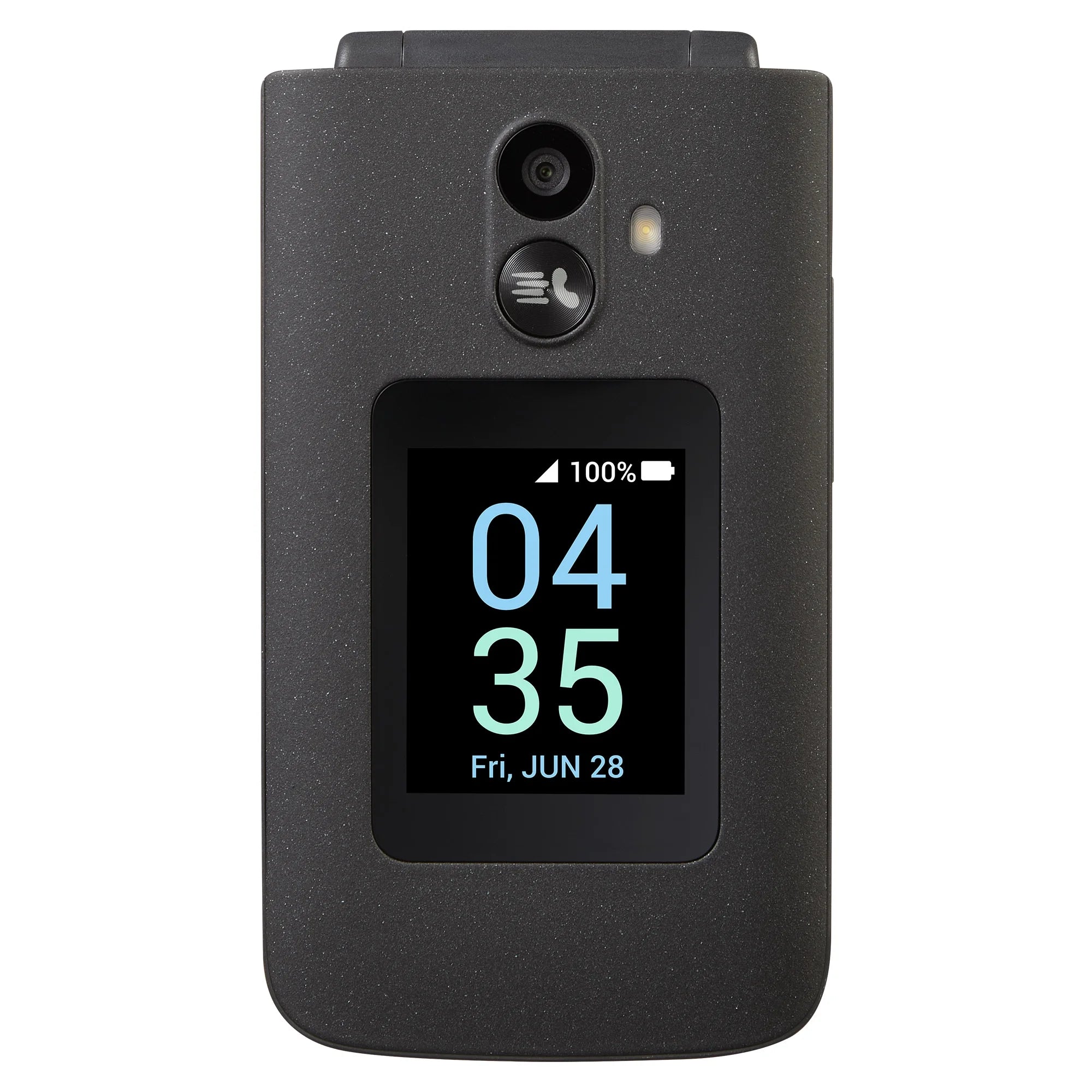 Tracfone  Flip 3 Prepaid Feature Phone with 16GB Storage in Gray (Locked to Tracfone)