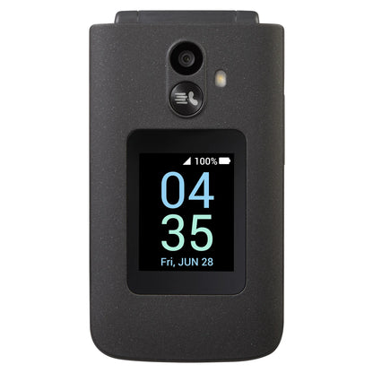 Tracfone  Flip 3 Prepaid Feature Phone with 16GB Storage in Gray (Locked to Tracfone)