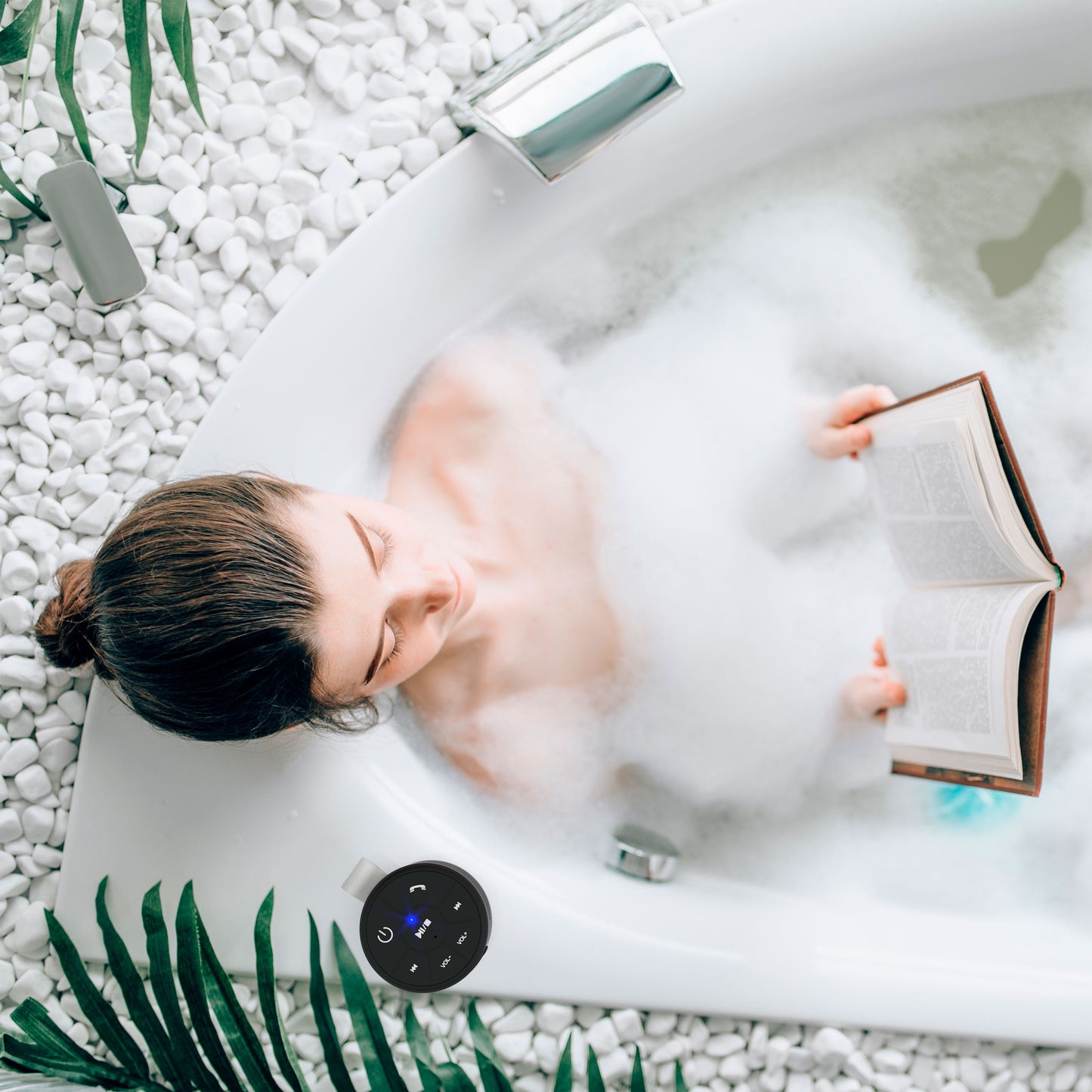 Portable Water Resistant Black Bluetooth Speaker