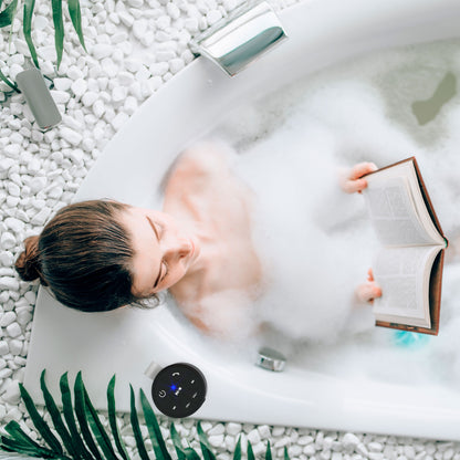 Portable Water Resistant Black Bluetooth Speaker