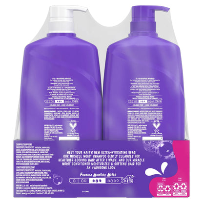 Miracle Moist Shampoo and Conditioner Duo, 26.2 Fl Oz