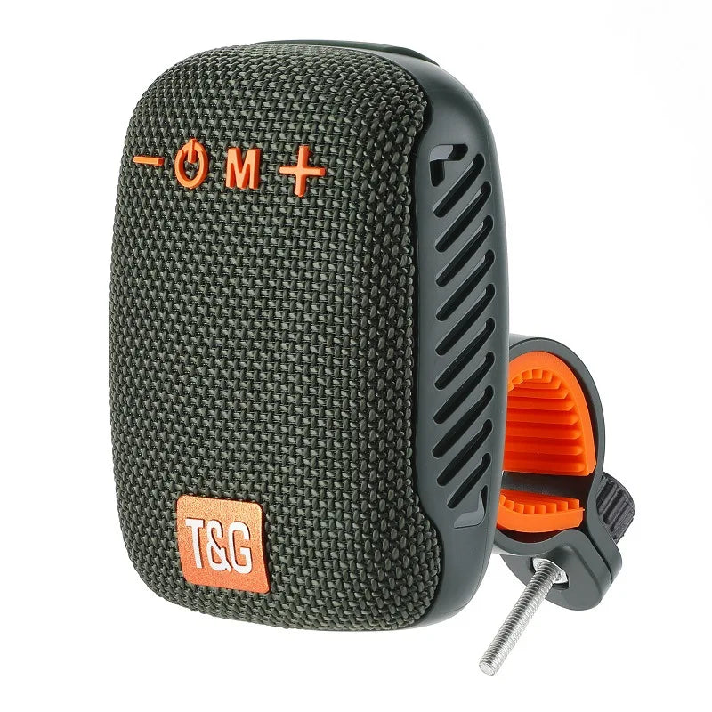 TG392 Waterproof Portable Bluetooth Speaker for Outdoor Bicycles - Rechargeable Wireless Sound Box with Handlebar Mount