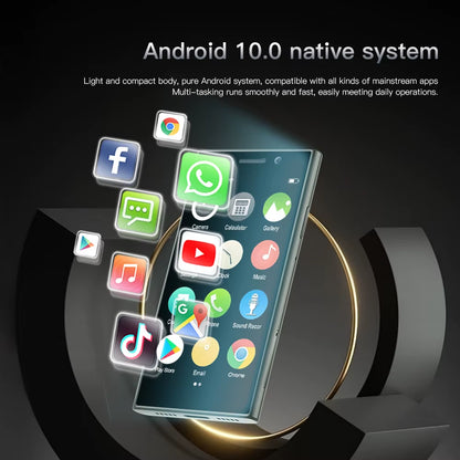 SERVO S24 Mini Pocket Smartphone 2GB 16GB 4G Netcom Android Native System MT6737 WIFI Hotspot Small Palm Smart Phones New Update