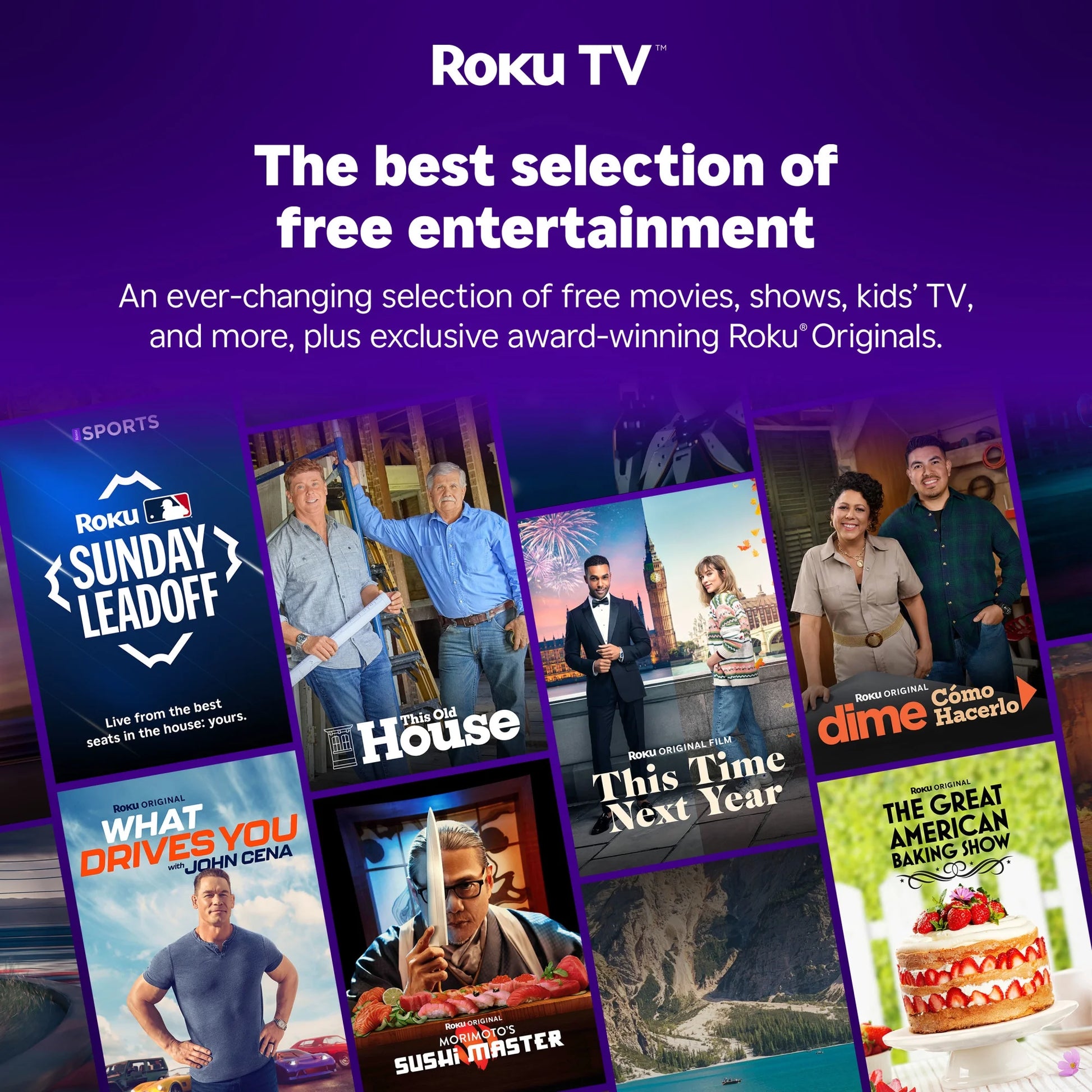 65” Class 4K UHD (2160P) LED Roku Smart Television HDR (100012587)