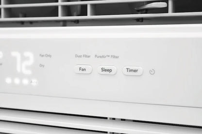 6,000 BTU Window Air Conditioner for Rooms up to 250 Sq Ft, White
