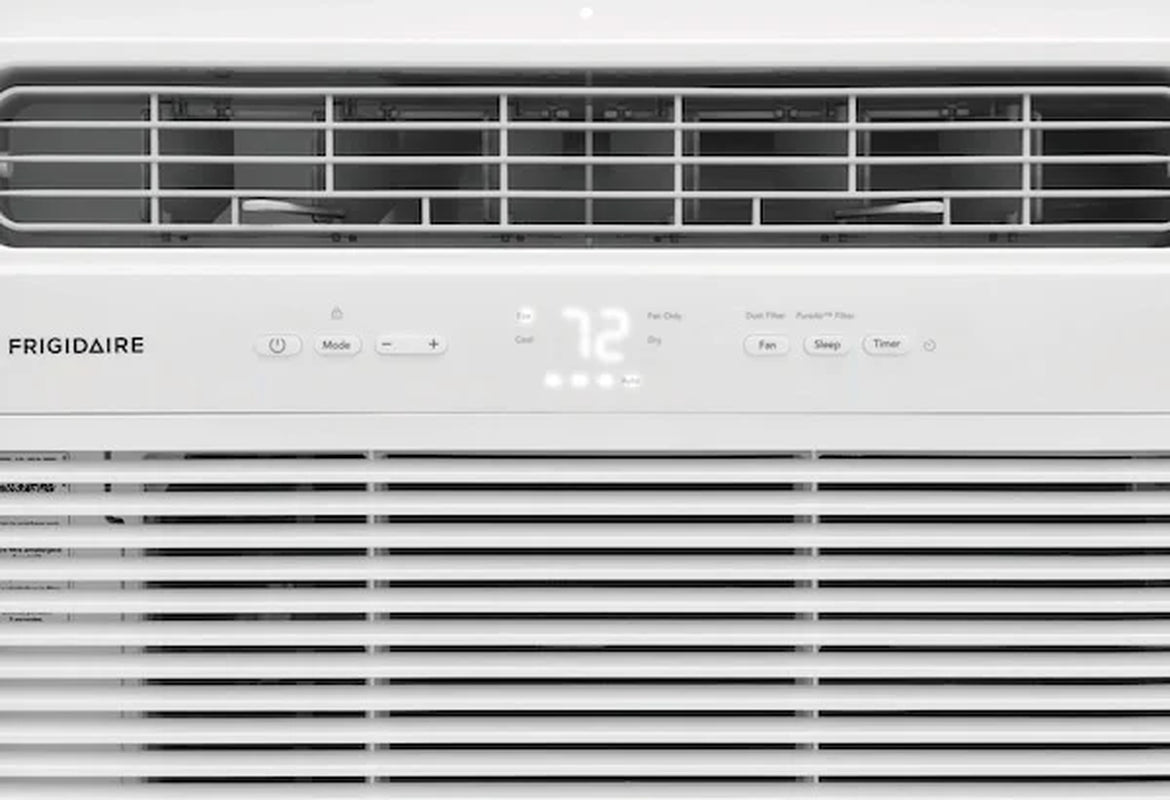 6,000 BTU Window Air Conditioner for Rooms up to 250 Sq Ft, White