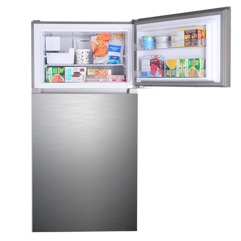 33-Inch 20.4 Cu. Ft. ENERGY STAR® Standard Refrigerator/Freezer with Icemaker in Stainless Steel