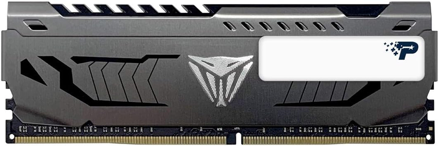 Patriot Memory Viper Steel DDR4 8GB (1 X 8GB) 3600Mhz Single W/Gunmetal Grey Heatshield - PVS48G360C8