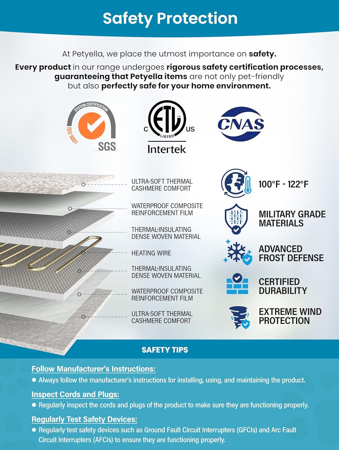 Deluxe Insulated Heated Cat House for Winter - Weatherproof Design, Easy Assembly, Dual Escape Doors, Suitable for Indoor and Outdoor Use - Coffee Pethouse