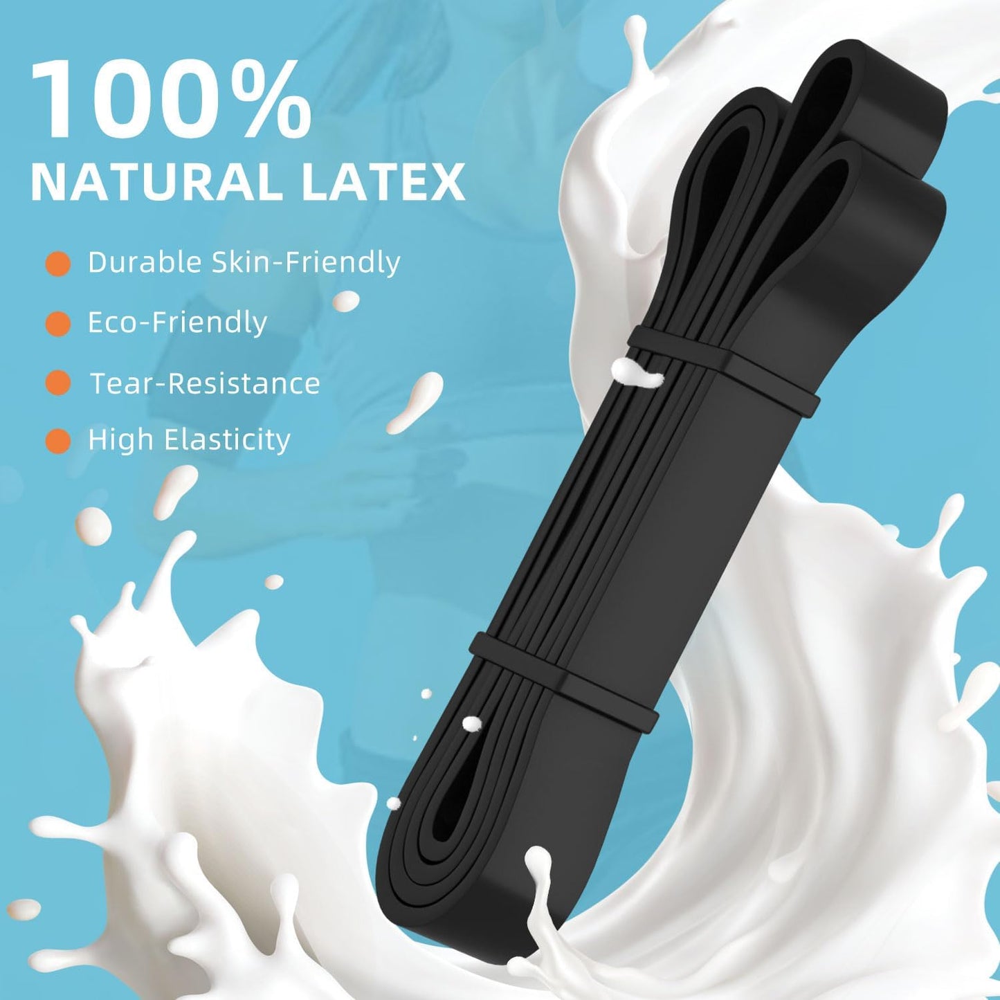 Professional Resistance and Pull-Up Bands for Strength Training, Body Stretching, and Physical Therapy for Men and Women