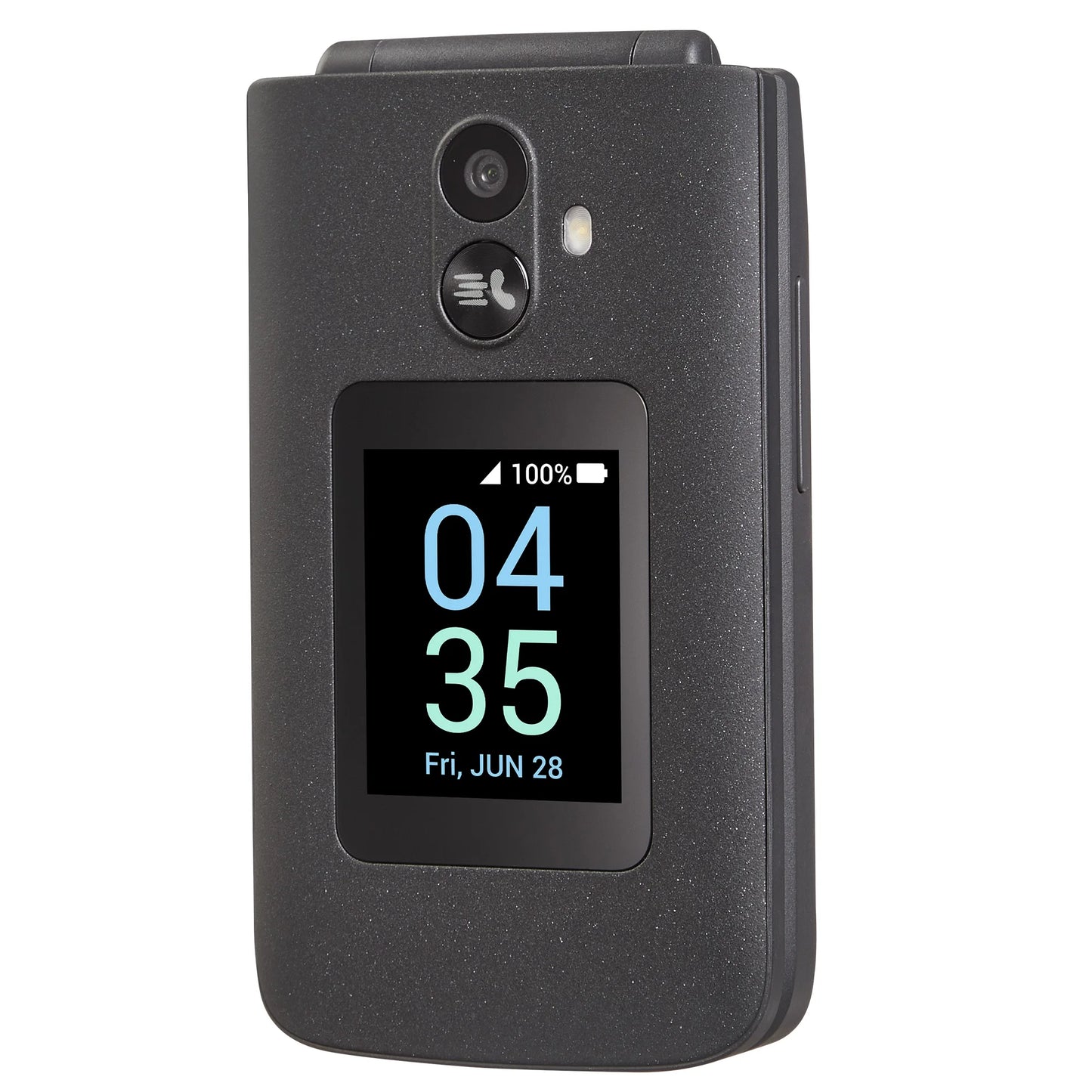 Tracfone  Flip 3 Prepaid Feature Phone with 16GB Storage in Gray (Locked to Tracfone)