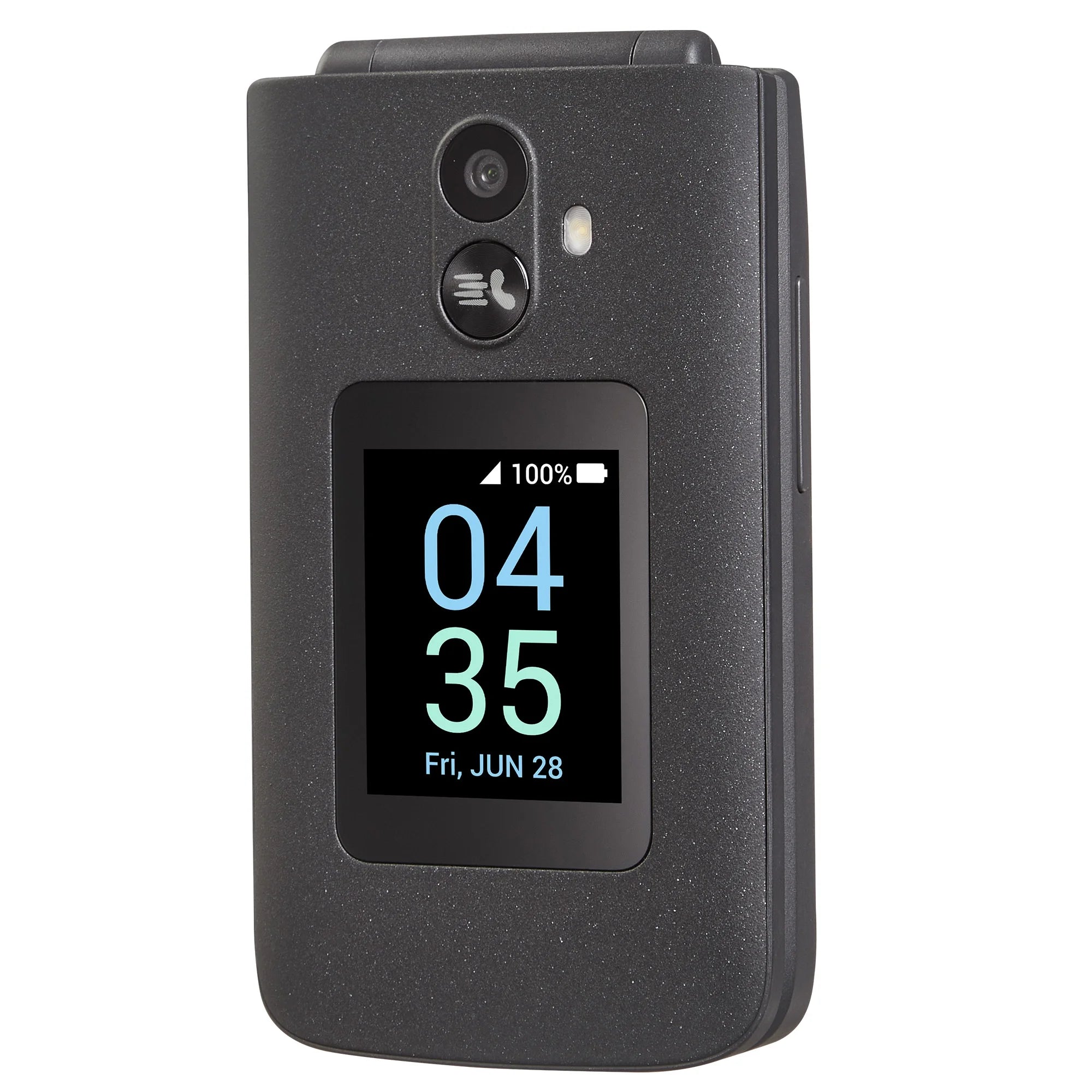 Tracfone  Flip 3 Prepaid Feature Phone with 16GB Storage in Gray (Locked to Tracfone)