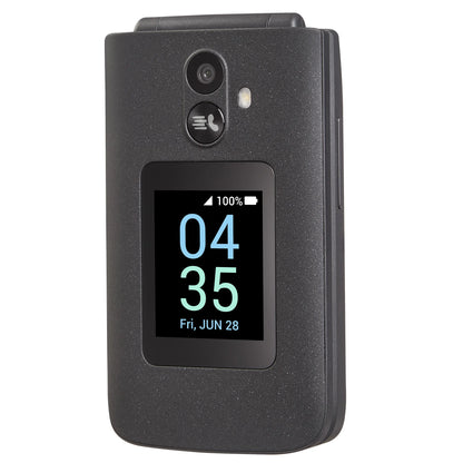 Tracfone  Flip 3 Prepaid Feature Phone with 16GB Storage in Gray (Locked to Tracfone)