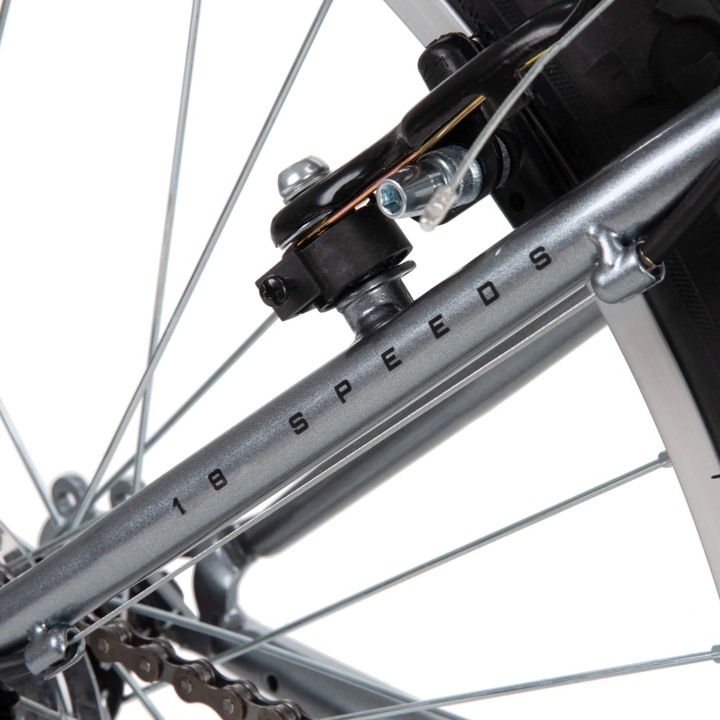 24" Rock Creek Mountain Bike for Adults, Suitable for Riders 4'8" - 5'8", Gray