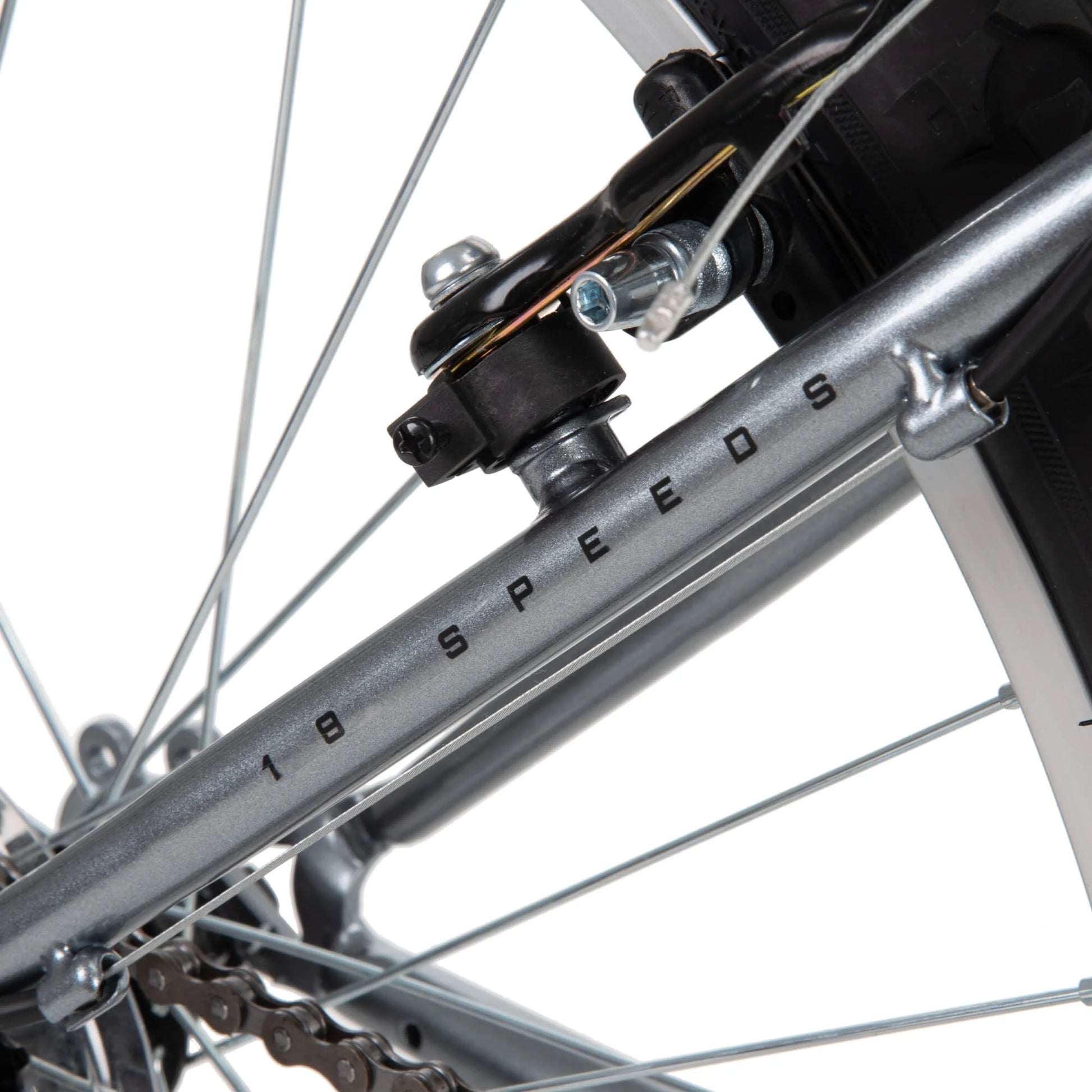 24" Rock Creek Mountain Bike for Adults, Suitable for Riders 4'8" - 5'8", Gray