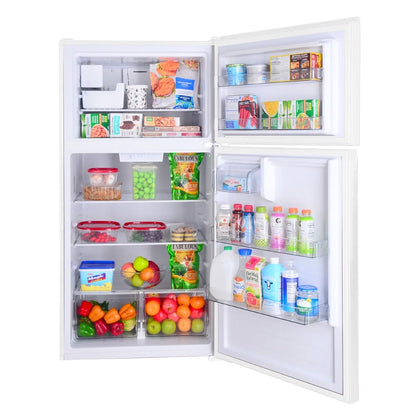 04671332 White Freezer with Ice Maker