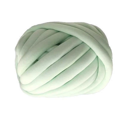 Washable Super Chunky Hand Knitting Yarn - Cotton Tube Yarn, Merino Wool Alternative, Pet Friendly, 250G