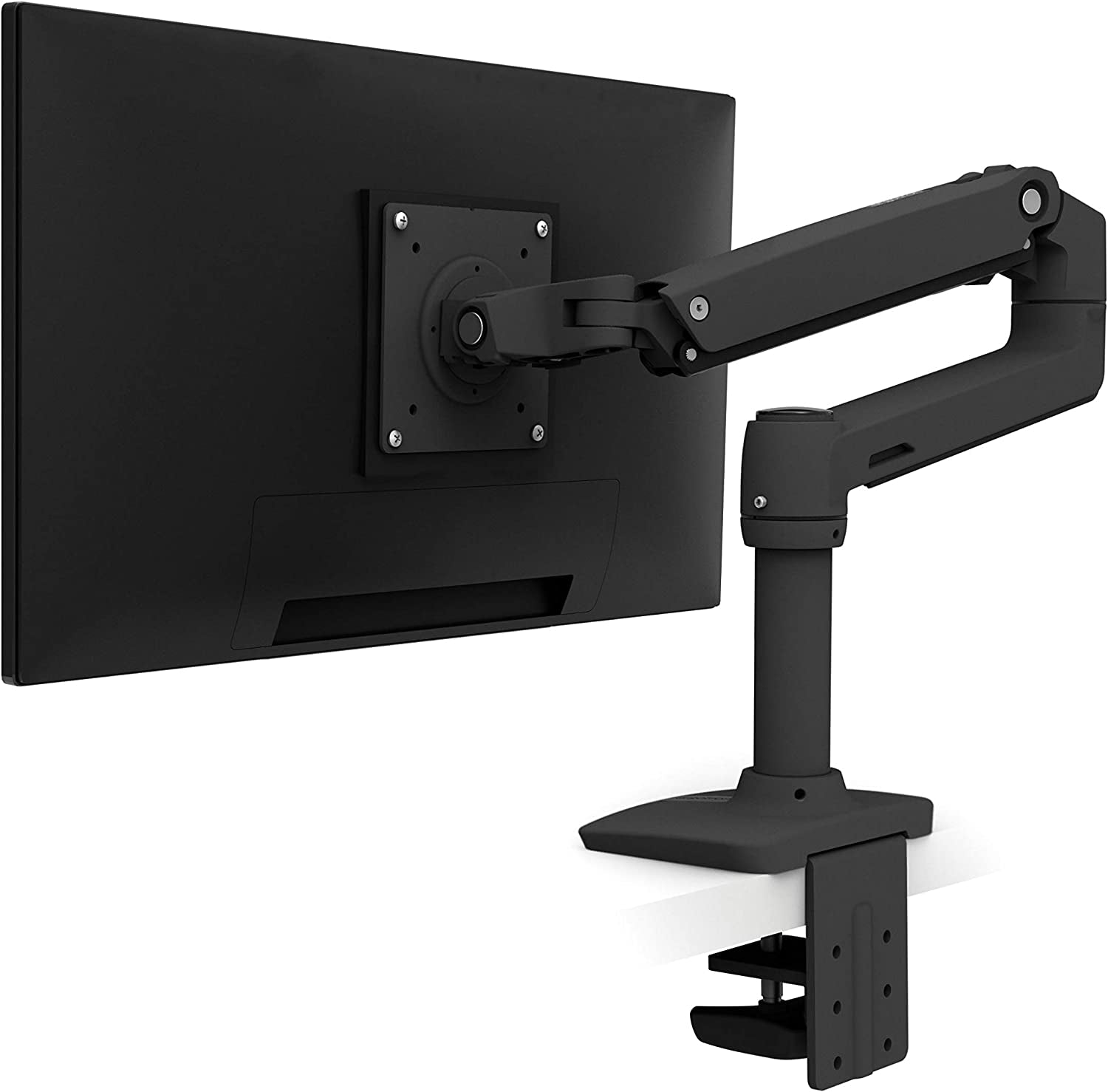Ergotron – LX Monitor Arm, Single Monitor Desk Mount – Fits Flat Curved Ultrawide Computer Monitors up to 34 Inches, 7 to 25 Lbs, VESA 75X75Mm or 100X100Mm – Tall Pole, White