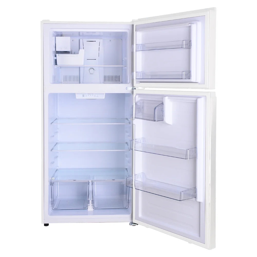 04671332 White Freezer with Ice Maker