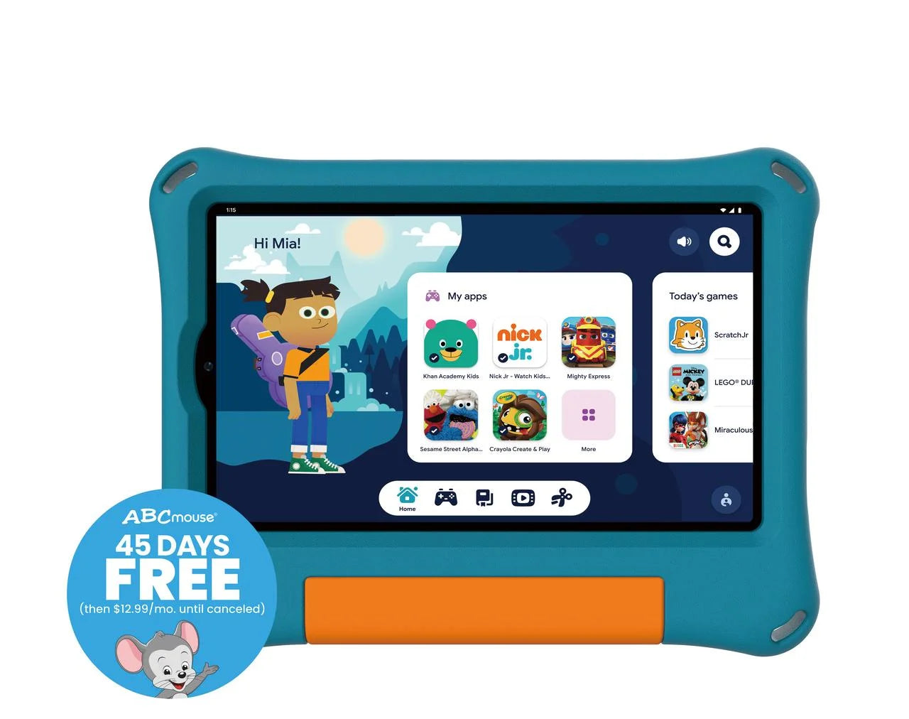 8" Kids Tablet, 32GB (2024 Model) - Aqua